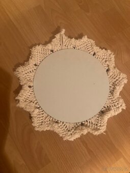 Zrcadlo s macrame - 3