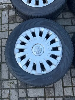 ORIGINÁL disky Škoda, Volkswagen R16, 5x112 - ZIMNÍ PNEU - 3