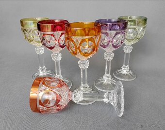 Luxusní sada křišťálových broušených sklenic od Hofbauer - 3