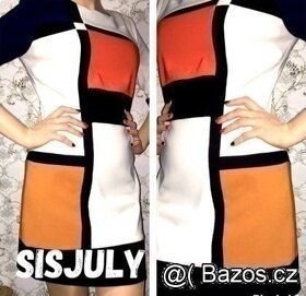 Vintage šaty nové vel. XS/S - 3