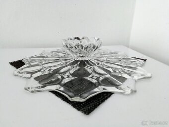 Starý nástolec, tác, podnos na dort a cukroví - 3