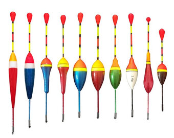 Rybolov - sada plavákov 10ks - 3