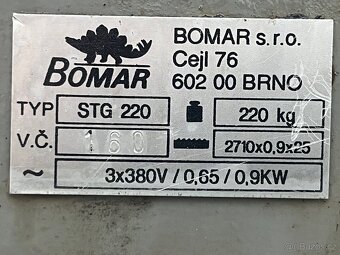 Pasová pila Bomar STG 220 - 3