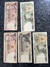 Sbírka různých bankovek a mincí - 3