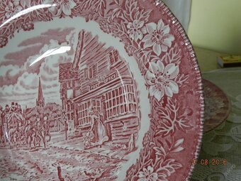 2 kusy dekorační talíř Staffordshire England - 3