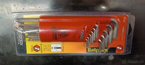 BONDHUS Klíče Imbus s kuličkou, metrické, 1,27 - 10 mm, chro - 3