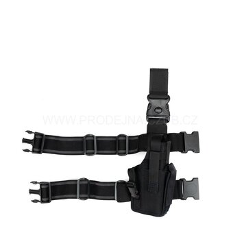 Stehenní pouzdro DASTA pro zbraně se svítilnou model 651/TZ - 3