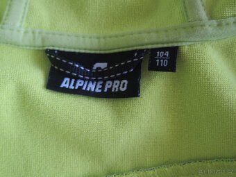 Prodám softshelovou bundu Alpine Pro vel.104/110 - 3