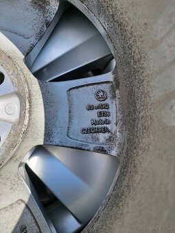 Letní sada ALU originál Škoda 185/60R15 - 3