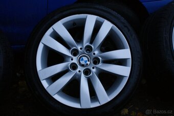 R17 alu kola BMW 5x120 dvourozměr pěkné letní pneu - 3