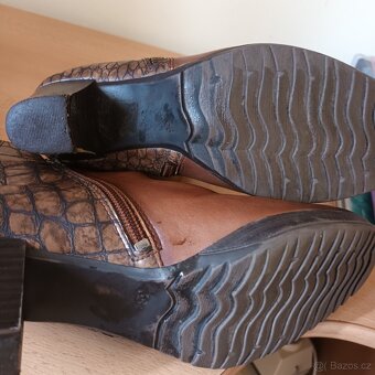 Kožená kotníková obuv dámská 38,Marco Tozzi - 3