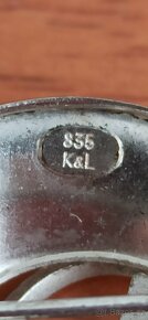 Retro stříbrná Brož - 3