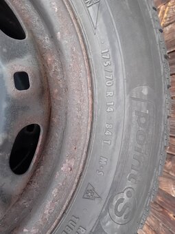 Zimní disky R14 5x100 s pneu 175/70R14 Roomster/Fabia - 3