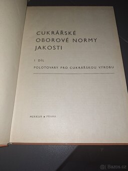 Cukrářské oborové normy jakosti, I. díl - 3