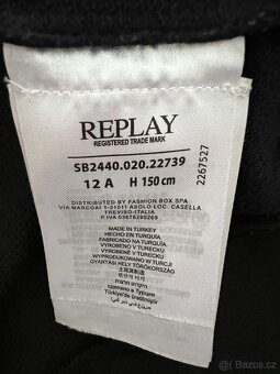 Černá mikina s kapucí - 3