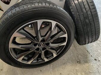 ALU kola Mazda CX-5 5x114,3 r19 Originál, pneu 5mm - 3