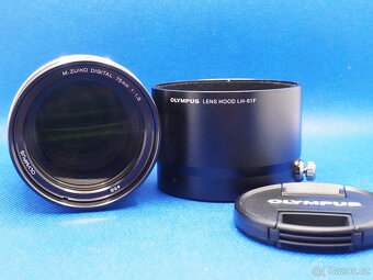 Olympus M.Zuiko Digital ED 75 mm 1:1.8 černý - 3