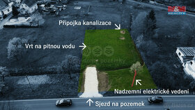 Prodej pozemku k bydlení, 1000 m2, Mikulovice - 3