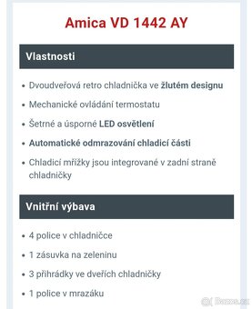 Lednice retro Amica - 3