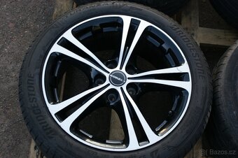 Borbet dvoubarevna R17 VW Seat Skoda Audi 5x112 letni pneu - 3