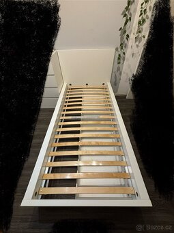 Postel 90x200 cm s úložným prostorem - 3