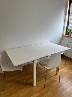 rozkládací stůl IKEA, včetně židlí - 3