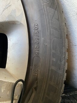 Plechové disky Chevrolet Cruz + pneu Michelin 205/60 R16 - 3