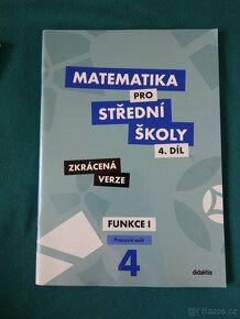 Učebnice matematiky a anglického jazyka - 3