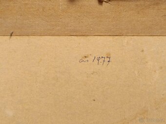 Obraz Šumava 1977, olejomalba 48x58 - 3