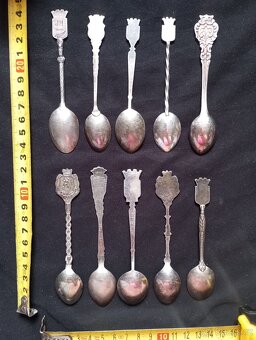 Sběratelské lžičky, vidličky, nože - celkem 106 ks - 3