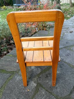 Dětská dřevěná židlička - 3