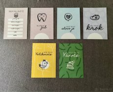 Milníkové kartičky - nová sada - 3