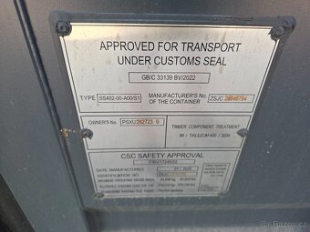 Kontejner 20' DC – čistý, vodotěsný, připravený k použití - 3