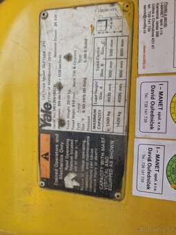 Prodám VZV Yale GLP 15 AK - 3