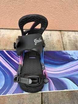Snowboard včetně vázání prodám - 3