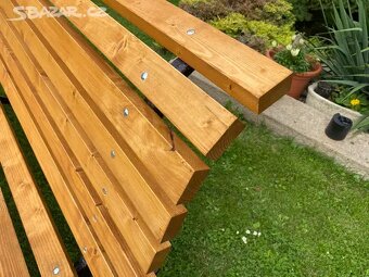 Masivni zahradni lavicka - 3