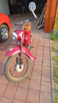 Jawa 555 s TP na SPZ, pařez, pionýr, 50 - 3