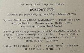 Rozbory půd - Josef Laník, Jan Halada - 3