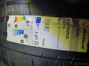 BMW Michelin Pilot super sport 275/35 245/40 r20 - nová sada - 3