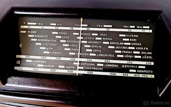 Krásné starožitné rádio Tesla Talisman 305U, top stav - 3