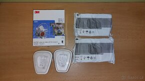 Polomaska 3M 6x ABEK1 filtry - 3