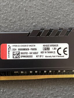 KINGSTON HyperX Fury 2x4GB DDR4 3200MHz - 3