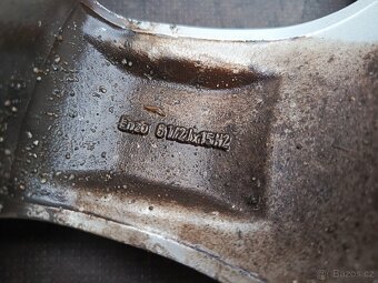 Prodám alu 15" Peugeot Citroen 4x108 6,5Jx15 - 3