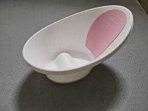 Shnuggle Vanička - Bílá s ruzovou opěrkou - 3