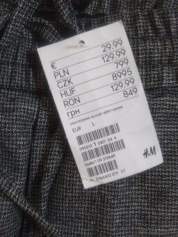 Pánské kalhoty H&M vel.L nové - 3