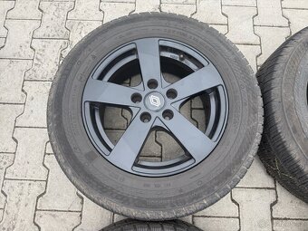 4x al kola 5x114.3 16 + pneu zimní 215/65 R16C - 3