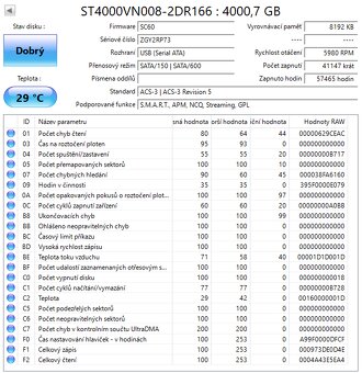 Seagate IronWolf 4TB, 3,5", 5900rpm, SATA, ST4000VN008 - 3