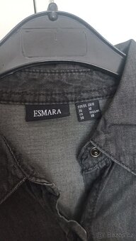 Dámská tmavá košile s dlouhým rukávem ESMARA - 3