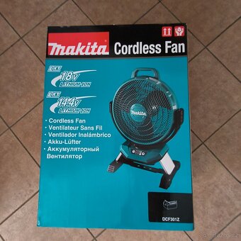 Makita DCF301Z aku ventilátor Li-ion 14,4/18V - 3