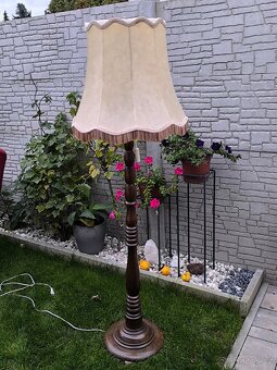 Prodám dřevěnou retro lampu - 3